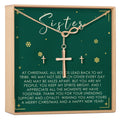 Christmas Gift for Sister Cross earring and Necklace Set Jewelry Set by Dear Ava