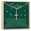 Christmas Gift for Sister Cross earring and Necklace Set Jewelry Set by Dear Ava