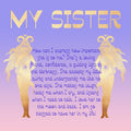 Christmas Gift for Sister Double Circle Necklace Gift Box Set by Dear Ava