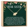 Christmas Gift for Sister Elephant Pendant Necklace