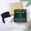 Christmas Gift for Sister-In-Law Gold Bar Earring Threader and Necklace Jewelry Set by Dear Ava