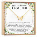 Christmas Gift for Teacher Butterfly Pendant Necklace by Dear Ava