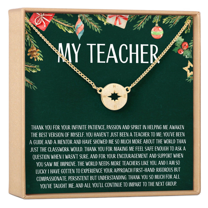 Christmas Gift for Teacher Necklace, Multiple Styles by Dear Ava