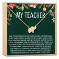Christmas Gift for Teacher Necklace, Multiple Styles by Dear Ava