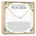 Christmas Gift for Teacher Pearl Necklace by Dear Ava