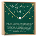 Christmas Gift for Teaching Assistant Pearl Necklace by Dear Ava