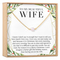 Christmas Gift for Wife Pearl Necklace by Dear Ava