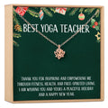 Christmas Gift for Yoga Teacher Lotus Necklace by Dear Ava