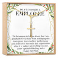 Christmas Gifts for Employee Appreciation Infinity Cross Necklace by Dear Ava