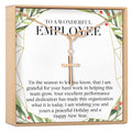 Christmas Gifts for Employee Appreciation Infinity Cross Necklace by Dear Ava