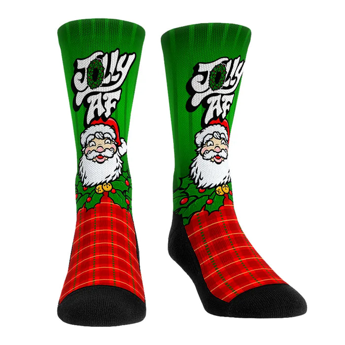 Christmas - Jolly AF by Rock 'Em Socks