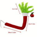 Christmas Poseable Bendable Grinch Furry Elf Decorations by DailySale