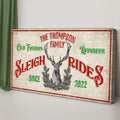 Christmas Reindeer Sign by Tailored Canvases