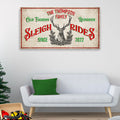 Christmas Reindeer Sign by Tailored Canvases
