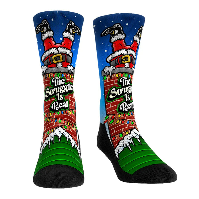 Christmas - The Struggle is Real by Rock 'Em Socks