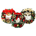 Christmas Xmas Wreath Home Door Wall Ornament Garland Bowknot Party Decoration by DailySale