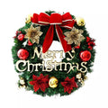Christmas Xmas Wreath Home Door Wall Ornament Garland Bowknot Party Decoration by DailySale