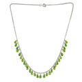 Chrome Diopside Layer Necklace by Fine Color Jewels