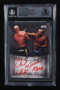 Chuck Liddell Signed The Iceman MAGA Card 70 Of 99 Beckett Authentic by Price Is Right Miami