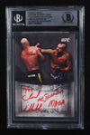Chuck Liddell Signed The Iceman MAGA Card 70 Of 99 Beckett Authentic