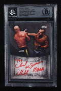 Chuck Liddell Signed The Iceman MAGA Card 70 Of 99 Beckett Authentic by Price Is Right Miami