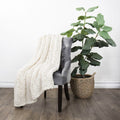 Chunky Knit Throw Blanket by DailySale