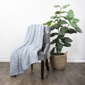 Chunky Knit Throw Blanket by DailySale