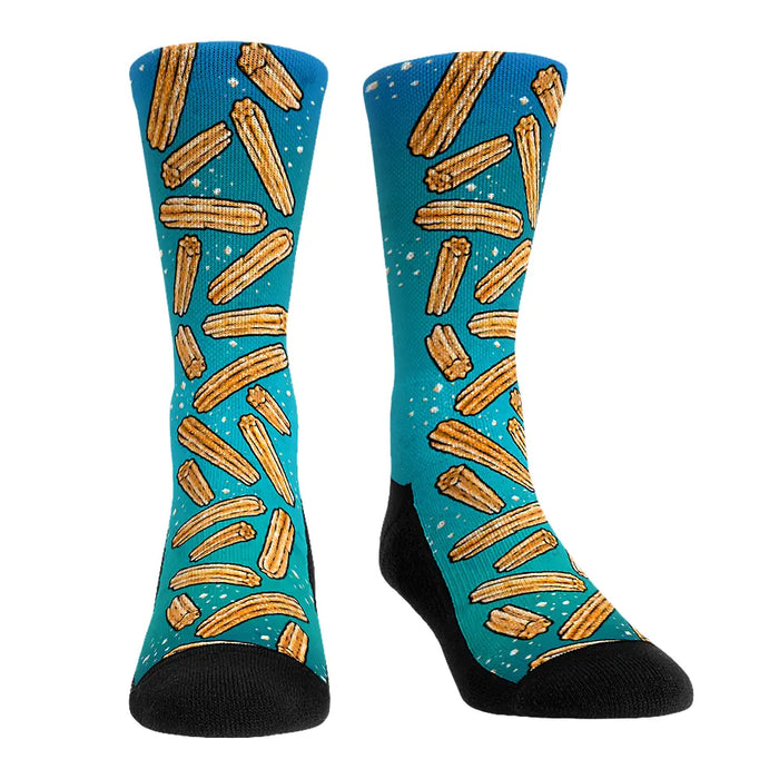 Churros All-Over (Blue) by Rock 'Em Socks