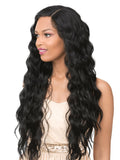 It's a Wig Ciao Bella Deep Lace Part Synthetic Wig, Black to Burgundy TTPMIST99J