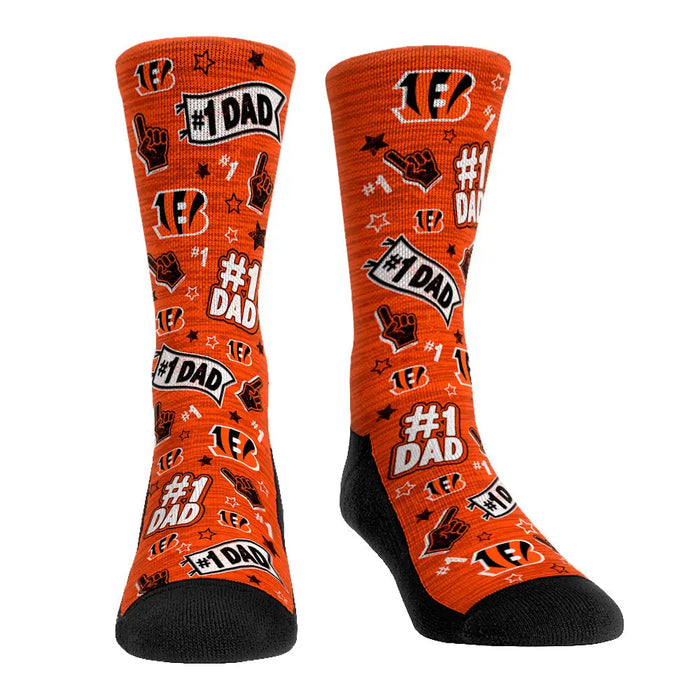 Cincinnati Bengals - #1 Dad by Rock 'Em Socks