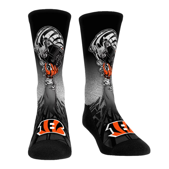 Cincinnati Bengals - Alternate Helmet Smash by Rock 'Em Socks
