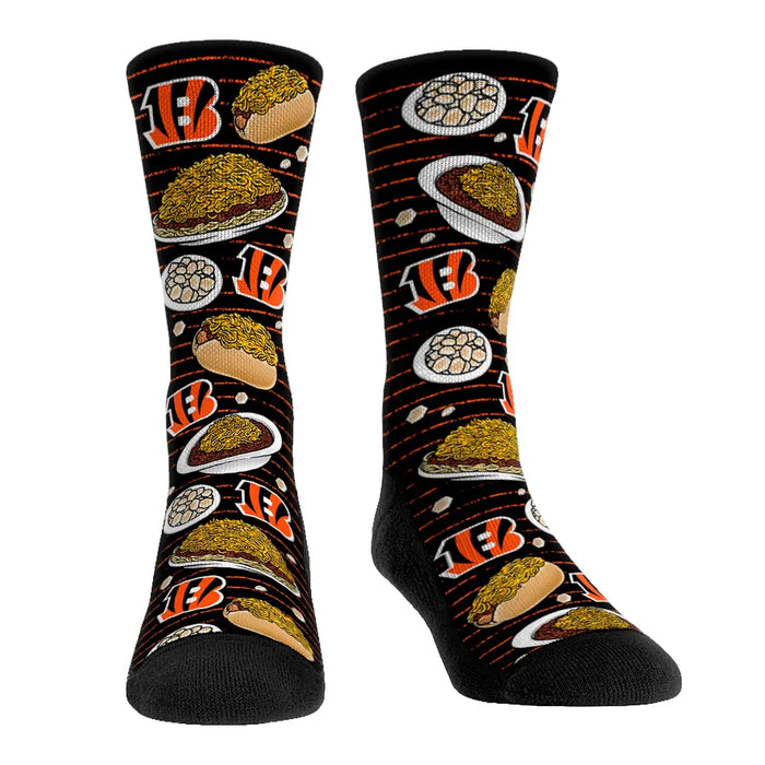 Cincinnati Bengals - Chili Cheese (Black) by Rock 'Em Socks