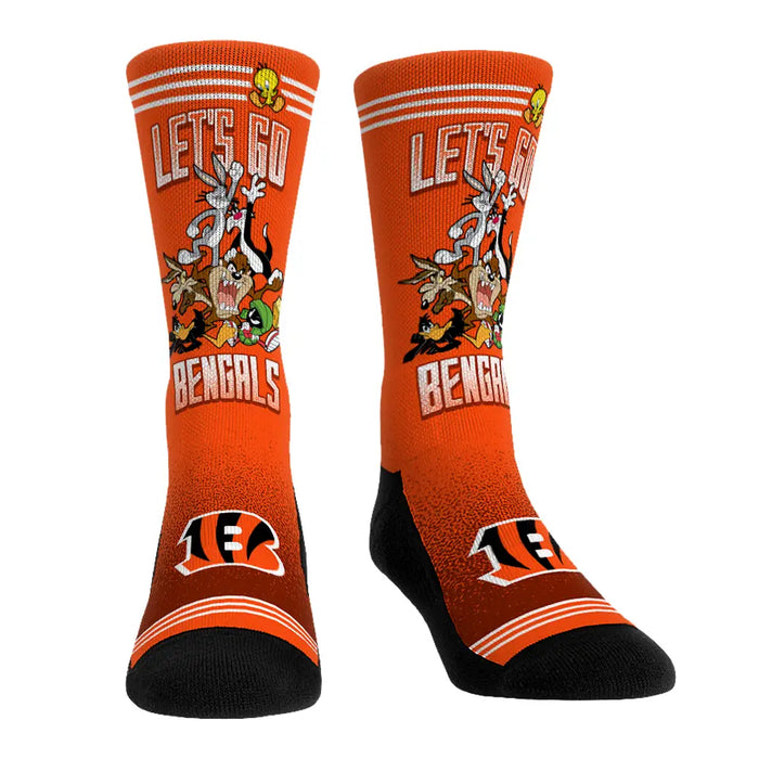 Cincinnati Bengals - Looney Tunes - Team Pile Up by Rock 'Em Socks