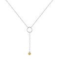 Citrine Drop Necklace by Fine Color Jewels