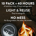 City Bonfire - 10 Pack by City Bonfires