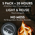 City Bonfire - 5 Pack by City Bonfires