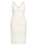 City Chic All Class Lace Overlay Sheath Dress, Size 24 / XXL by Vanessa Jane