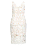 City Chic All Class Lace Overlay Sheath Dress, Size 24 / XXL by Vanessa Jane