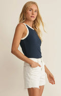 Clarke Rib Tank by Boutique 23