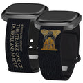 Classic Books HD Fitbit Versa 3 & Sense Watch Band by Affinity Bands