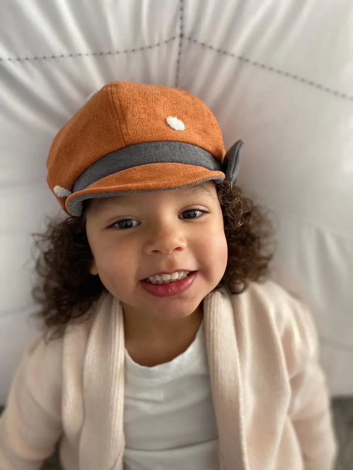 Classic French Beret for Toddlers – Stylish Kids Fashion Hat with Breathable Elastic Stretch by ozznekshoes