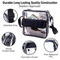 Clear Crossbody Messenger Shoulder Bag by DailySale