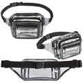 Clear Fanny Pack Unisex Transparent Waist Pouch Belt Bag by DailySale