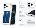 Clear Wallet Case for iPhone 17 Pro, Slim TPU Shockproof Cover with Card Holder, Crystal Clear by Generic