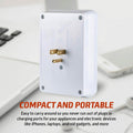 ClearMax 6 Outlet Adapter with 2 USB Ports by DailySale