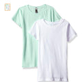 Clementine Girls Everyday Crew Neck T-Shirt 2 Pack by Vanessa Jane