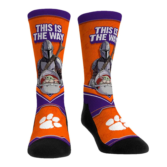Clemson Tigers - Star Wars - This is the Way by Rock 'Em Socks