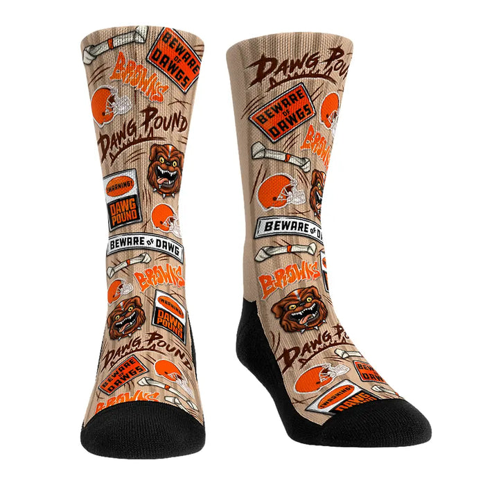 Cleveland Browns - Dawg Pound Icons by Rock 'Em Socks