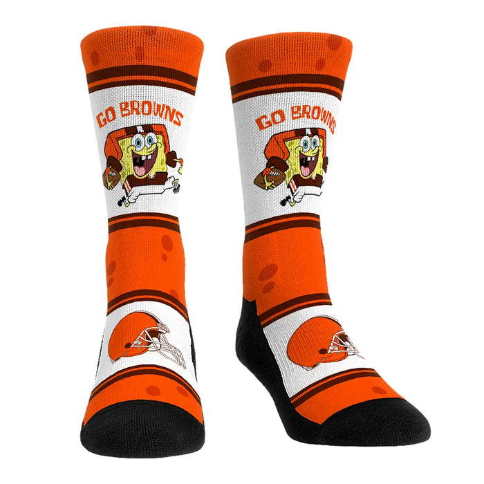 Cleveland Browns - SpongeBob SquarePants - Team Up by Rock 'Em Socks