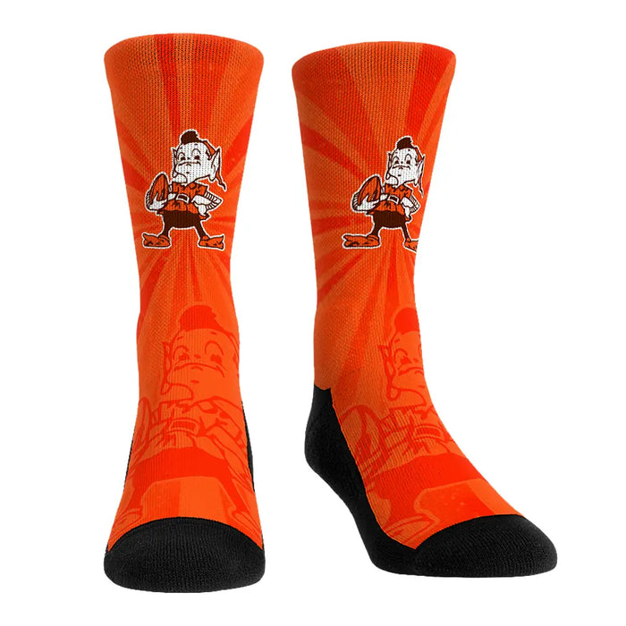 Cleveland Browns - Throwback Swirl by Rock 'Em Socks